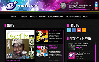 http://www.musicone.fm design proposal currently being implemented.